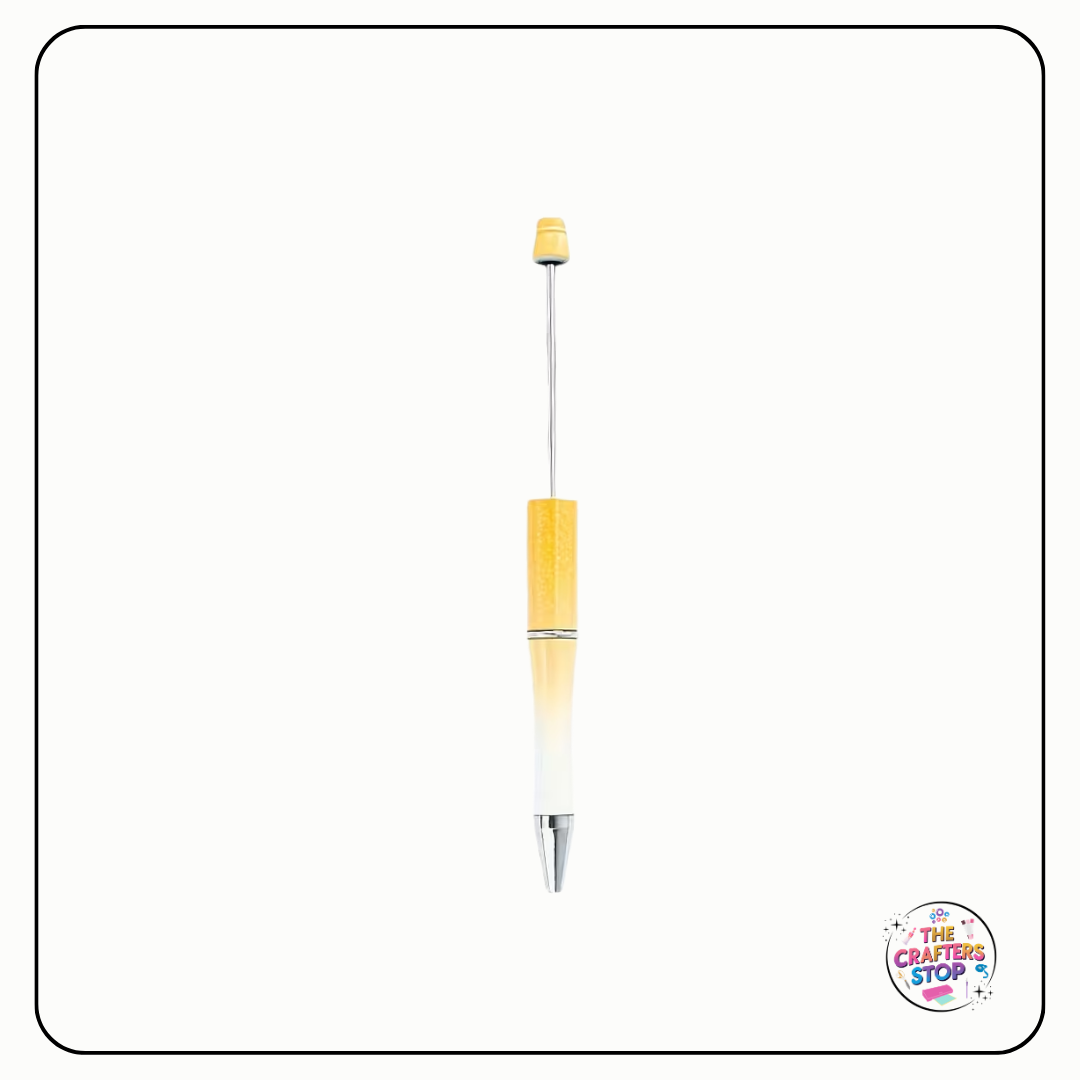 Orange/White Ombre DIY Beadeable Pens