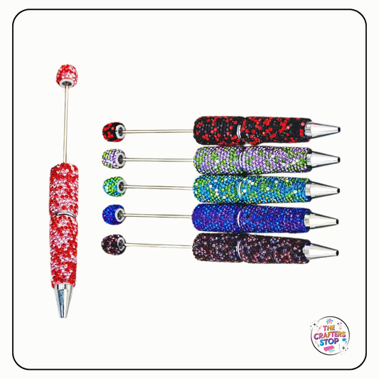 Bling Rhinestone DIY Beadeable Pens (Mixed)
