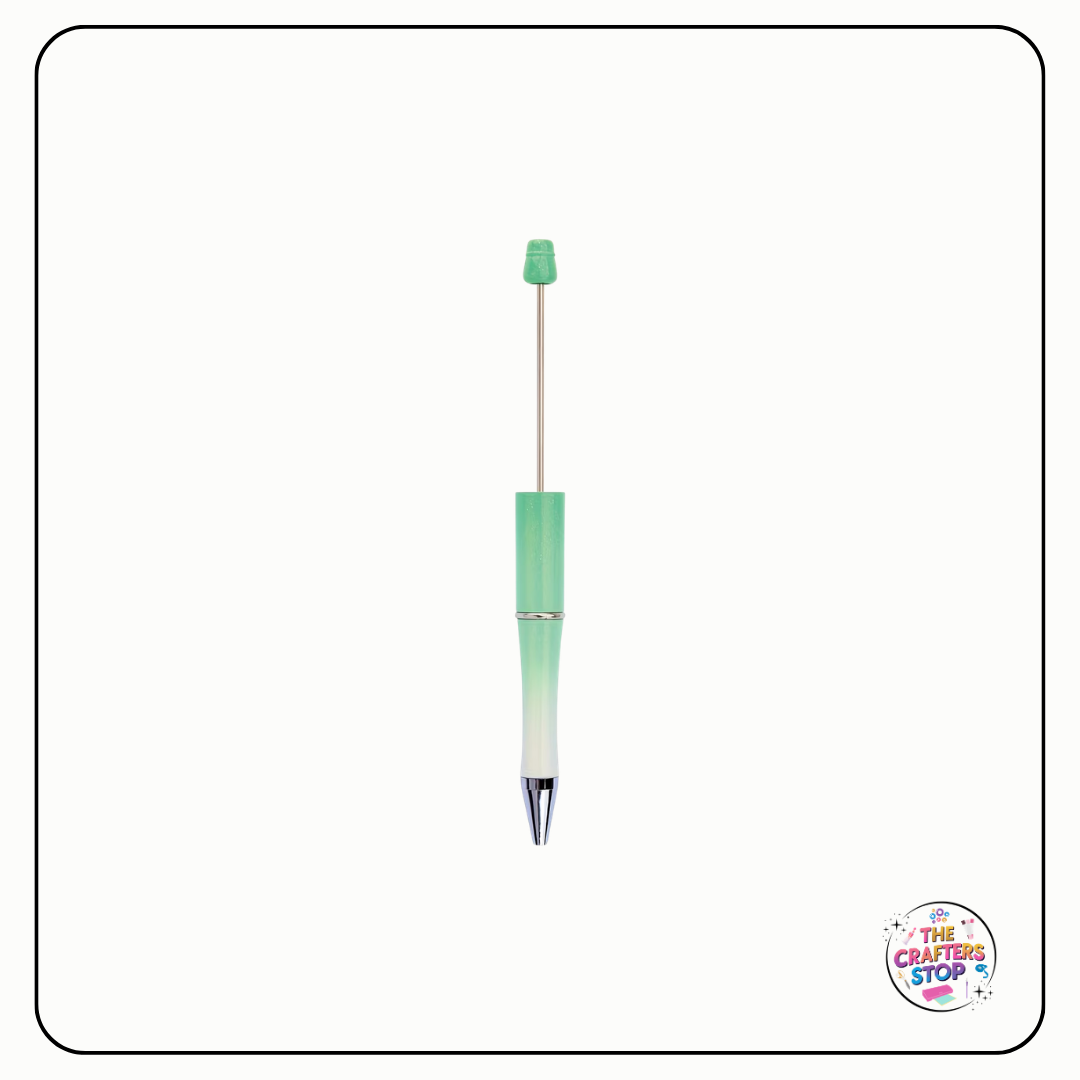 Green/White Ombre DIY Beadeable Pens