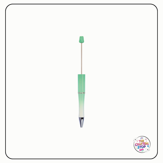 Green/White Ombre DIY Beadeable Pens