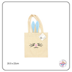 Easter Tote Bag with Bunny Ears