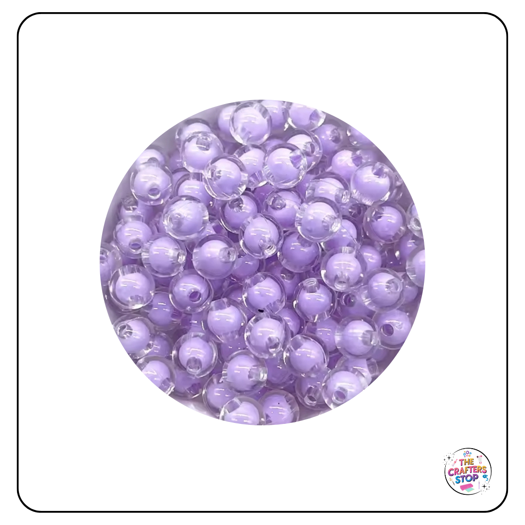 Acrylic Round Transparent Beads - 10mm