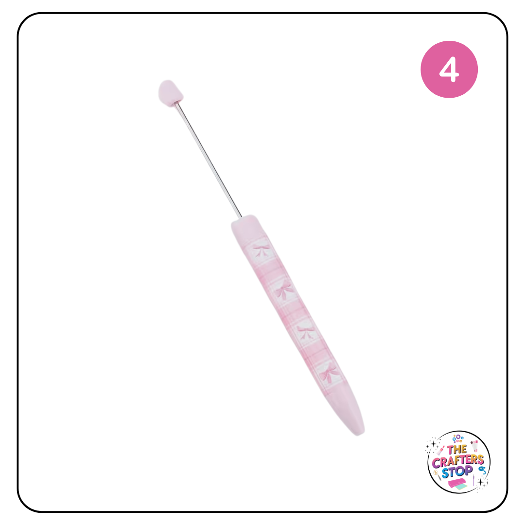Pink Bow DIY Beadeable Pens