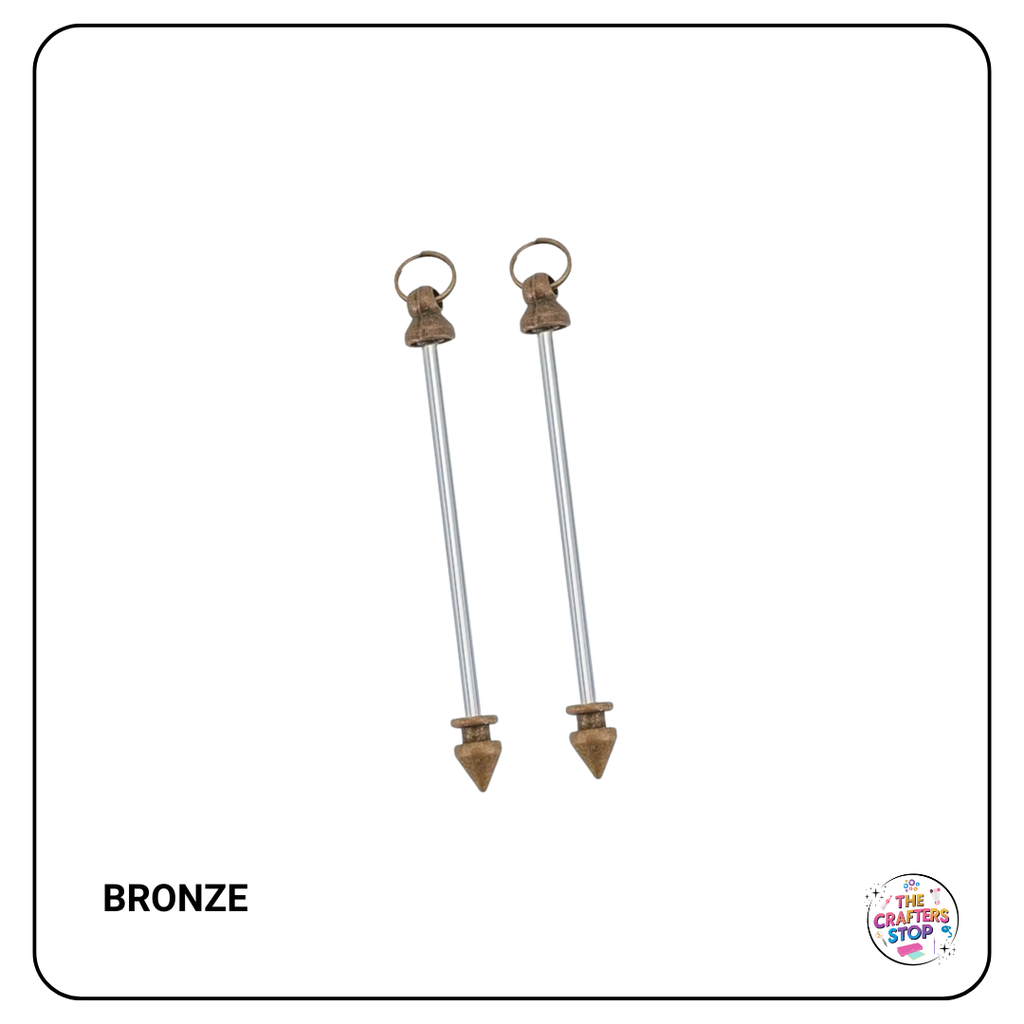 Metal Beadable Keychain Blanks
