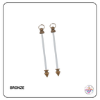 Metal Beadable Keychain Blanks