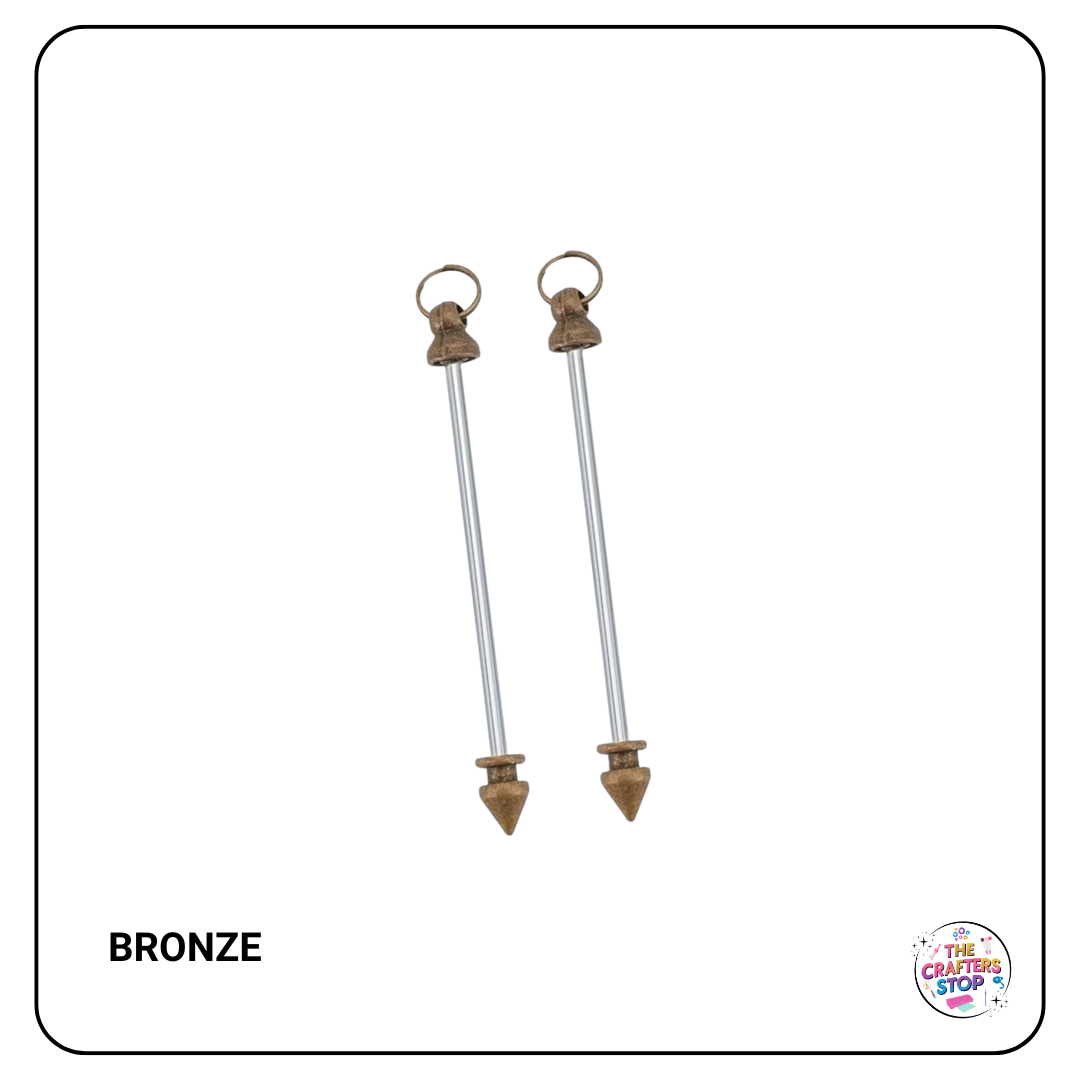 Metal Beadable Keychain Blanks