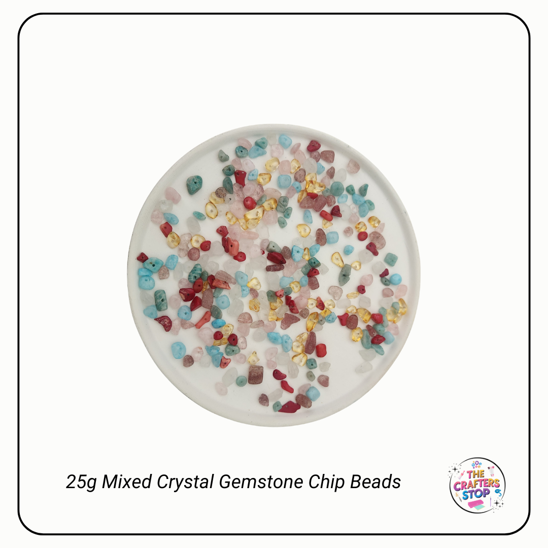 Mixed Crystal Gemstone Chip Beads