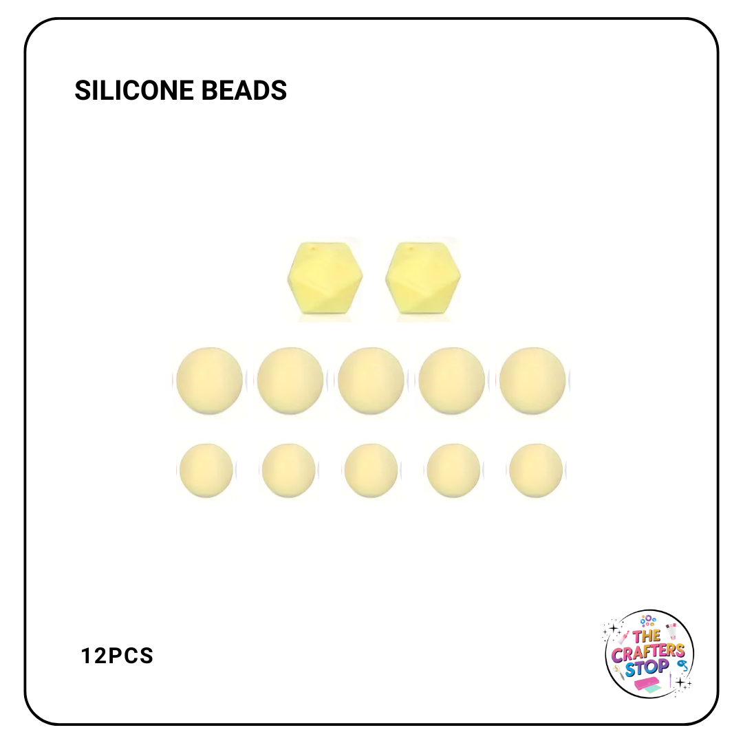 Mixed Pack of Silicone Beads