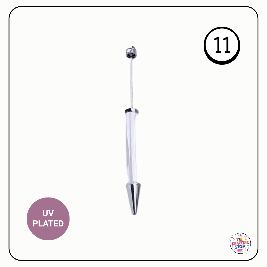 UV Plated Iridescent DIY Beadeable Pens