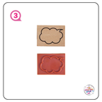 Wooden Word/Speech Bubble Stamps