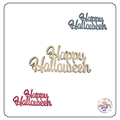 Halloween Wooden Cutout Shapes - Happy Halloween