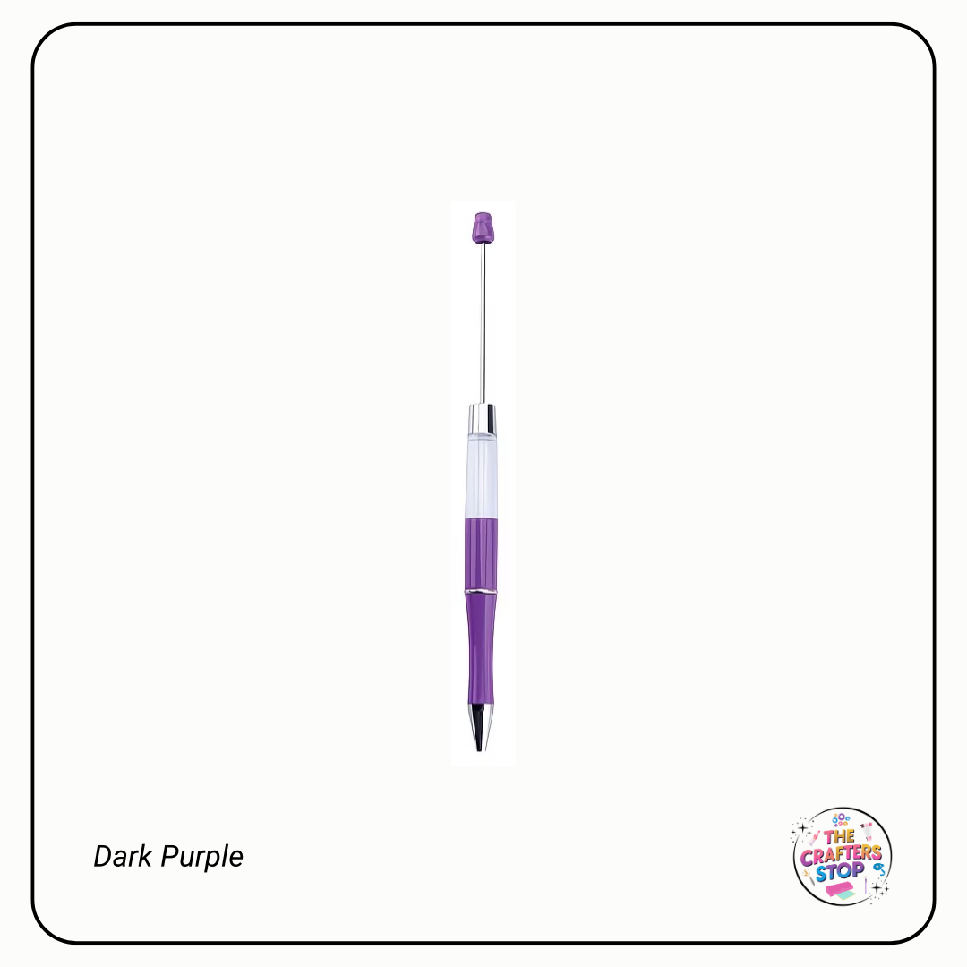 Long DIY Beadeable Pen With Fillable Tube