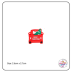 Merry Christmas Truck Focal Beads