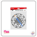 10-Well Round Aluminum Metal Painting Palette