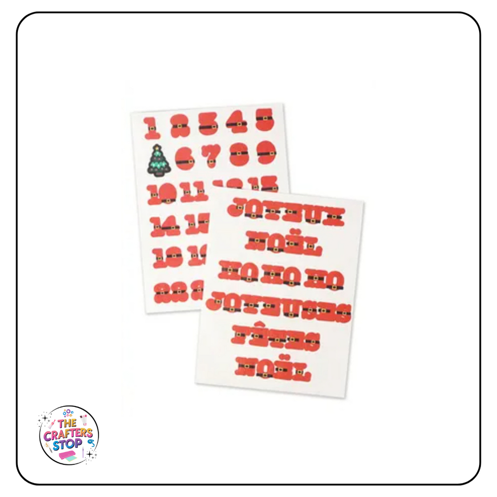 Christmas Advent Calendar Stickers