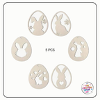 Wooden Easter Decorative Eggs