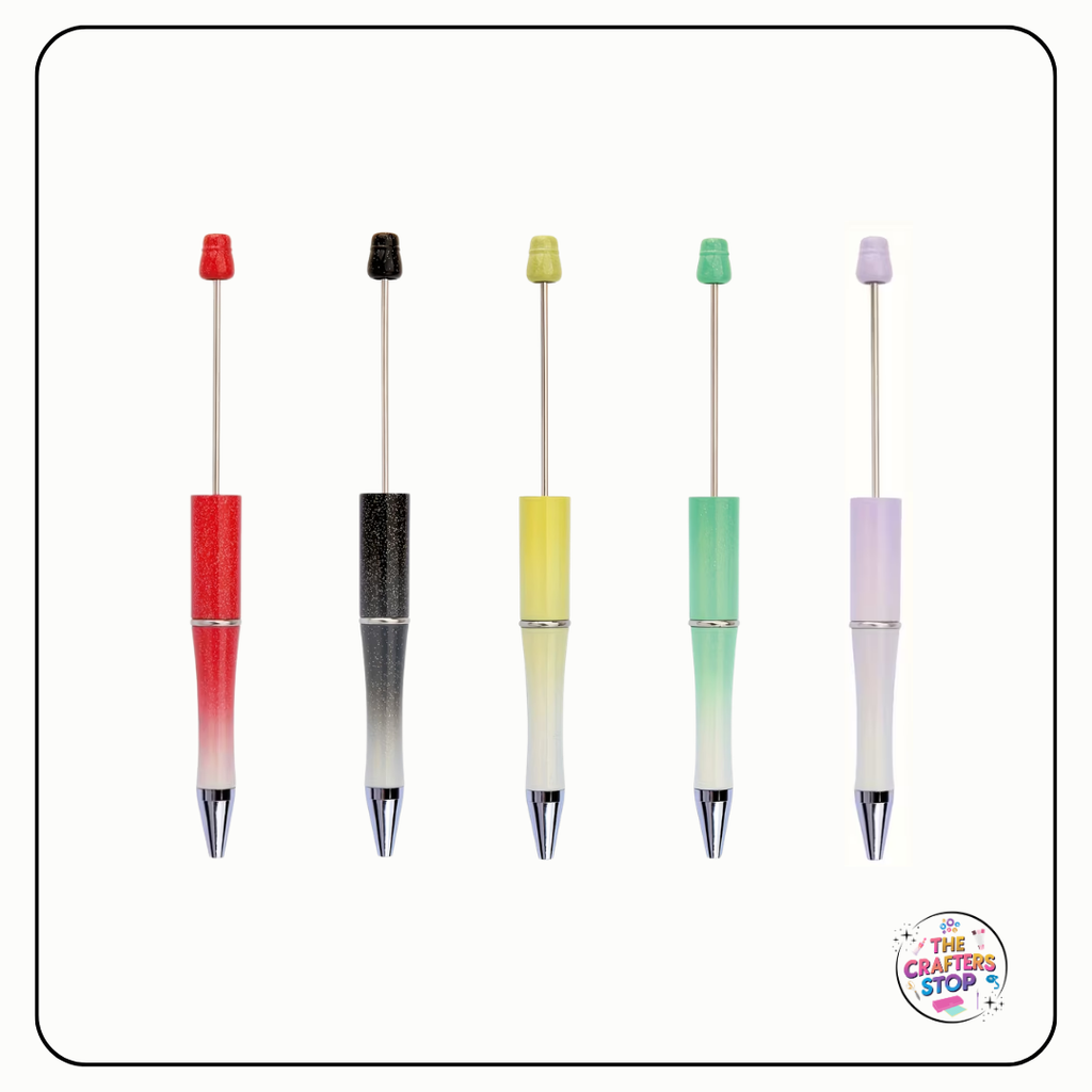 Yellow/White Ombre DIY Beadeable Pens