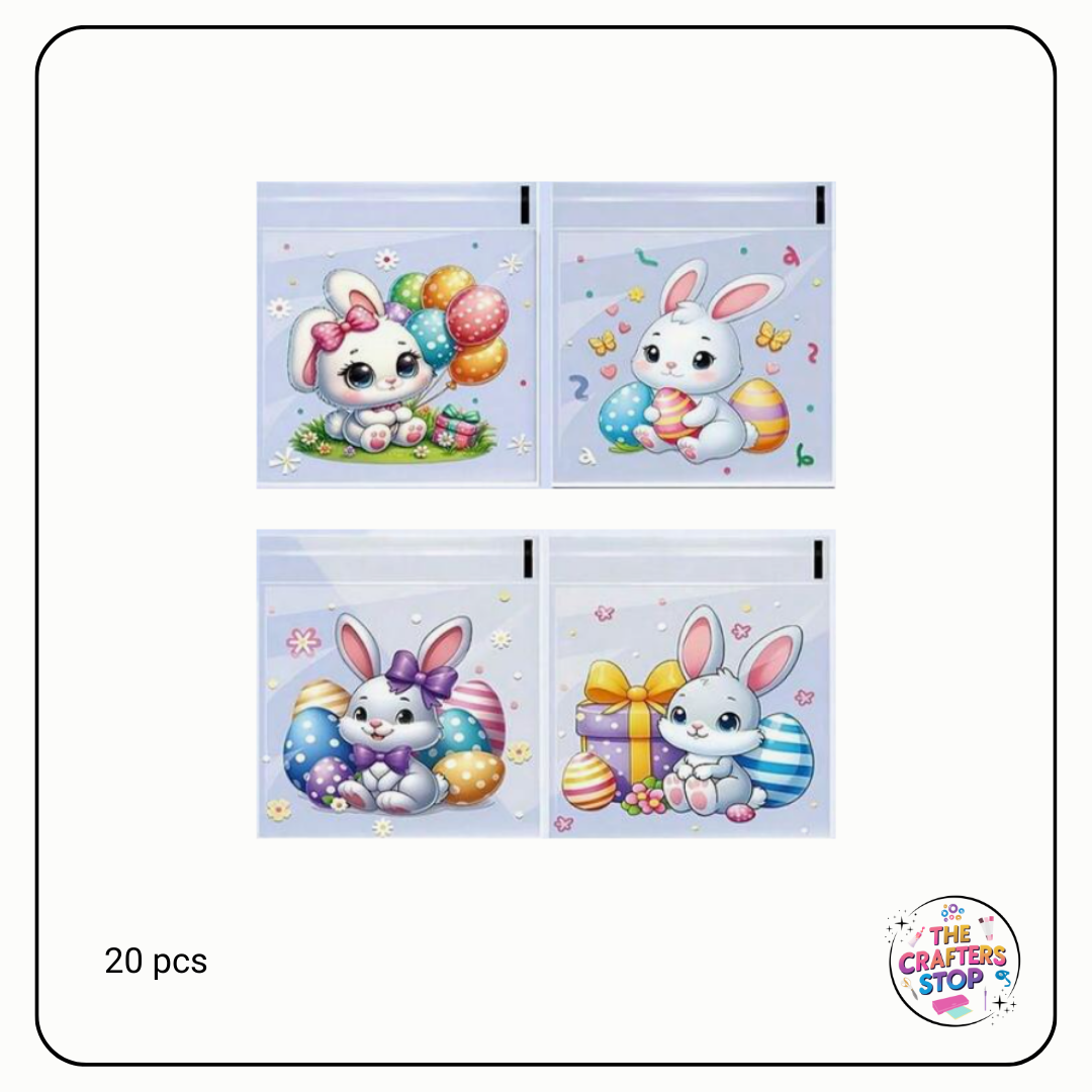 Sealable Cute Easter Designed Treat Bags
