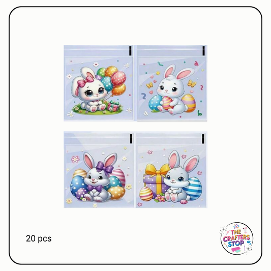 Sealable Cute Easter Designed Treat Bags