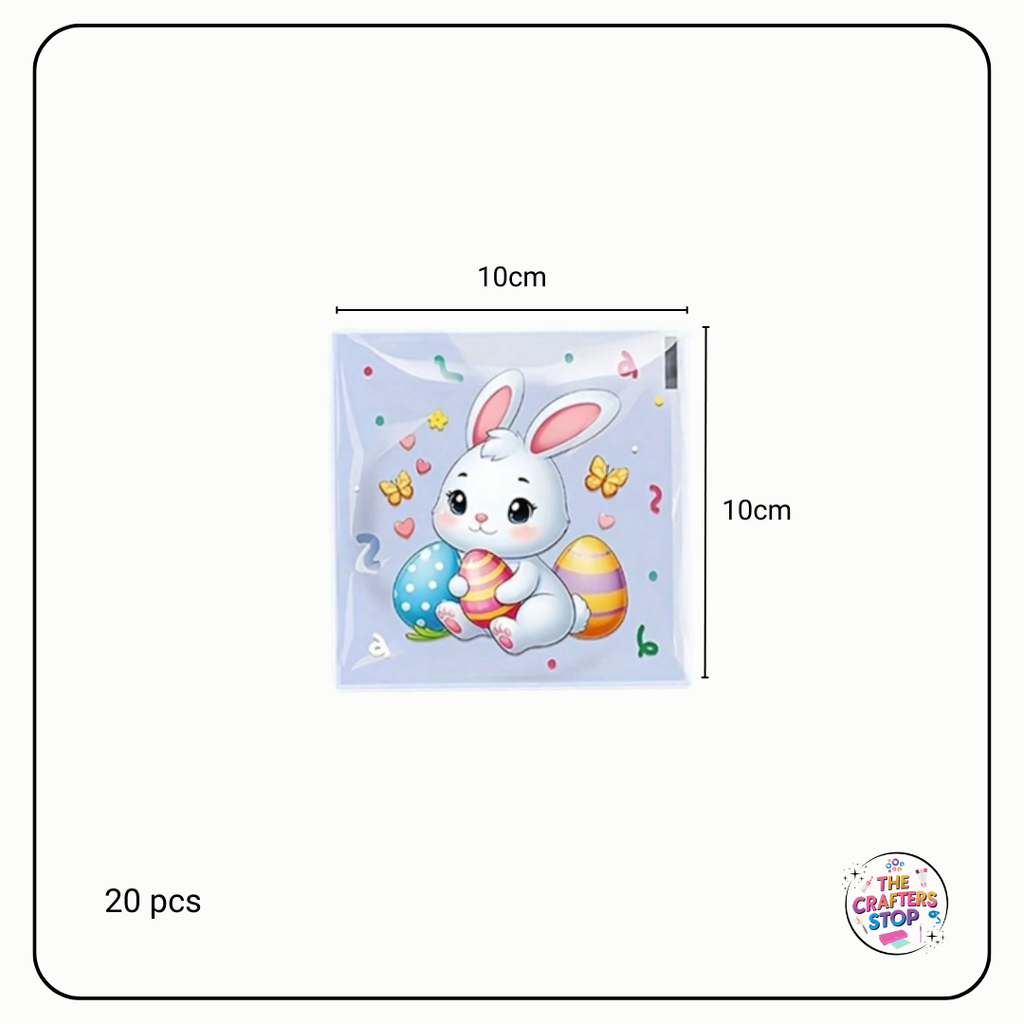 Sealable Cute Easter Designed Treat Bags