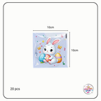 Sealable Cute Easter Designed Treat Bags