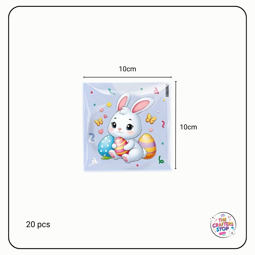 Sealable Cute Easter Designed Treat Bags