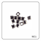 6mm Metal Cube Spacer Beads