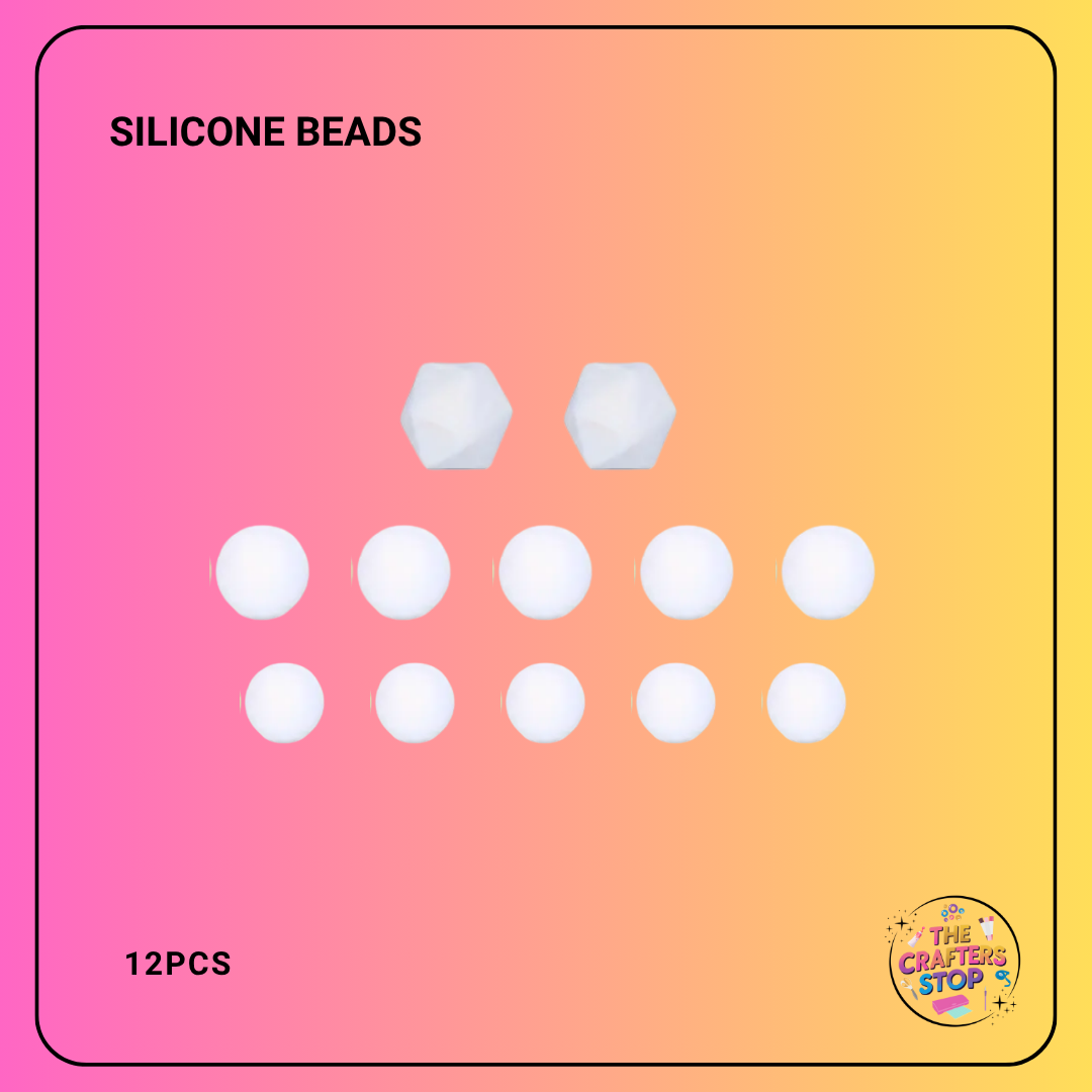 Mixed Pack of Silicone Beads