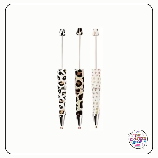 Animal Print DIY Beadeable Pens