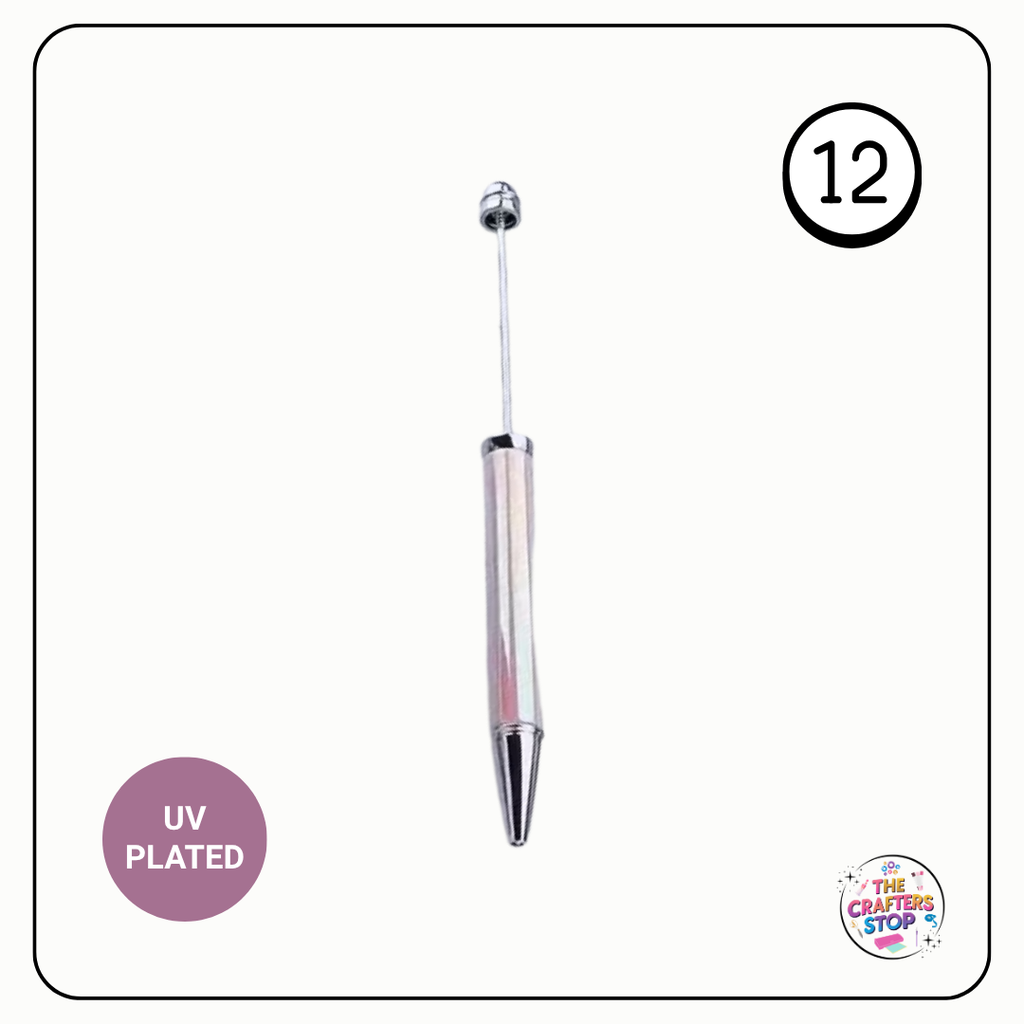 UV Plated Iridescent DIY Beadeable Pens