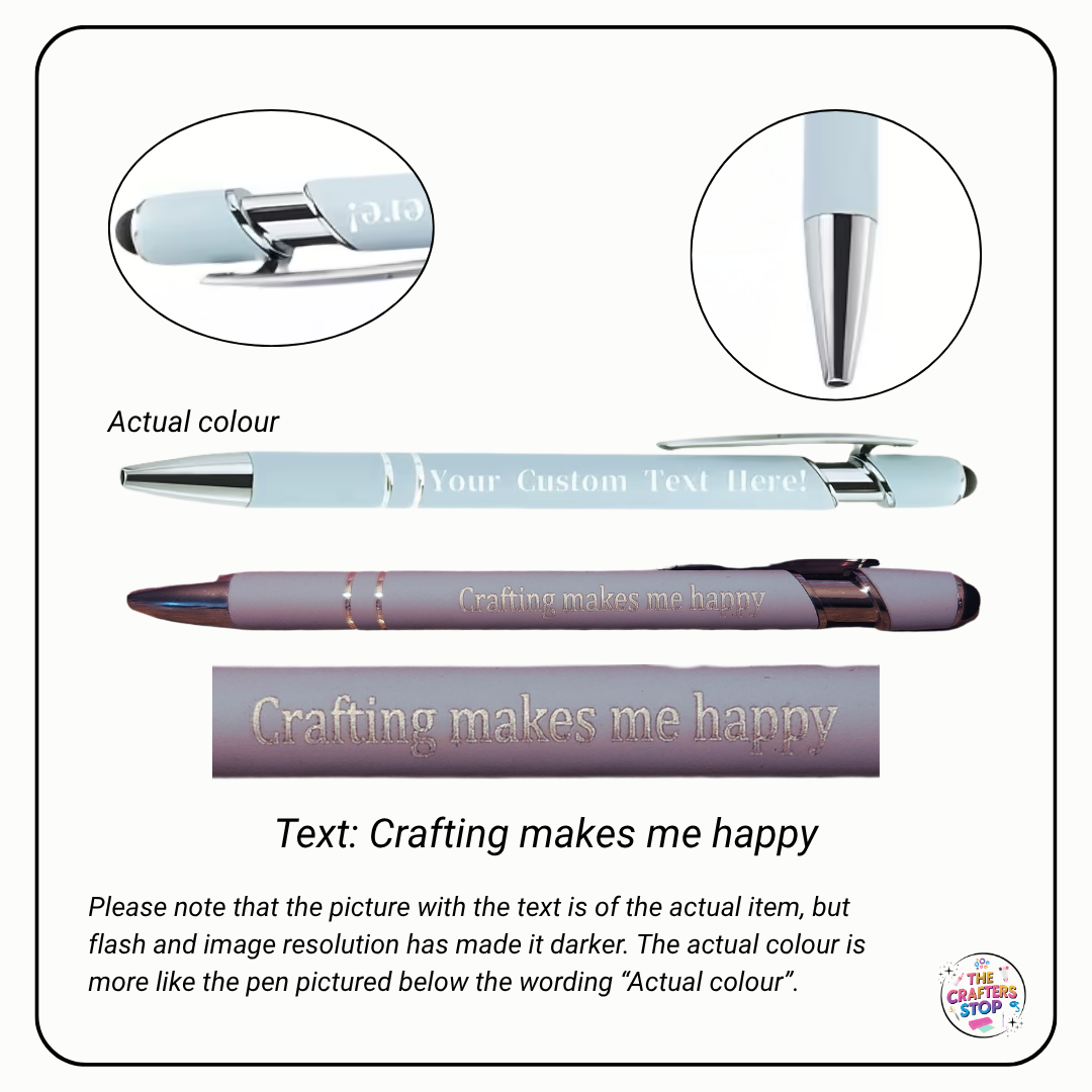 Engraved Crafting Saying Pens (4 Designs)
