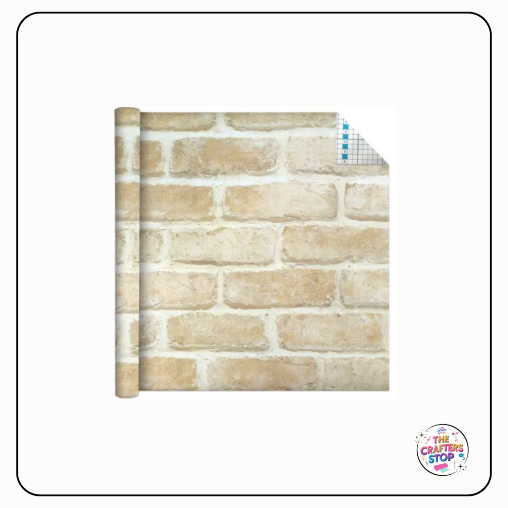 Self Adhesive Vinyl Pattern Roll - Bricks