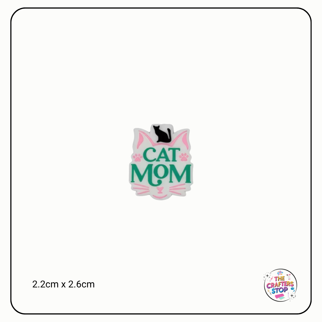 Cat Mom Focal Beads (2 Designs)