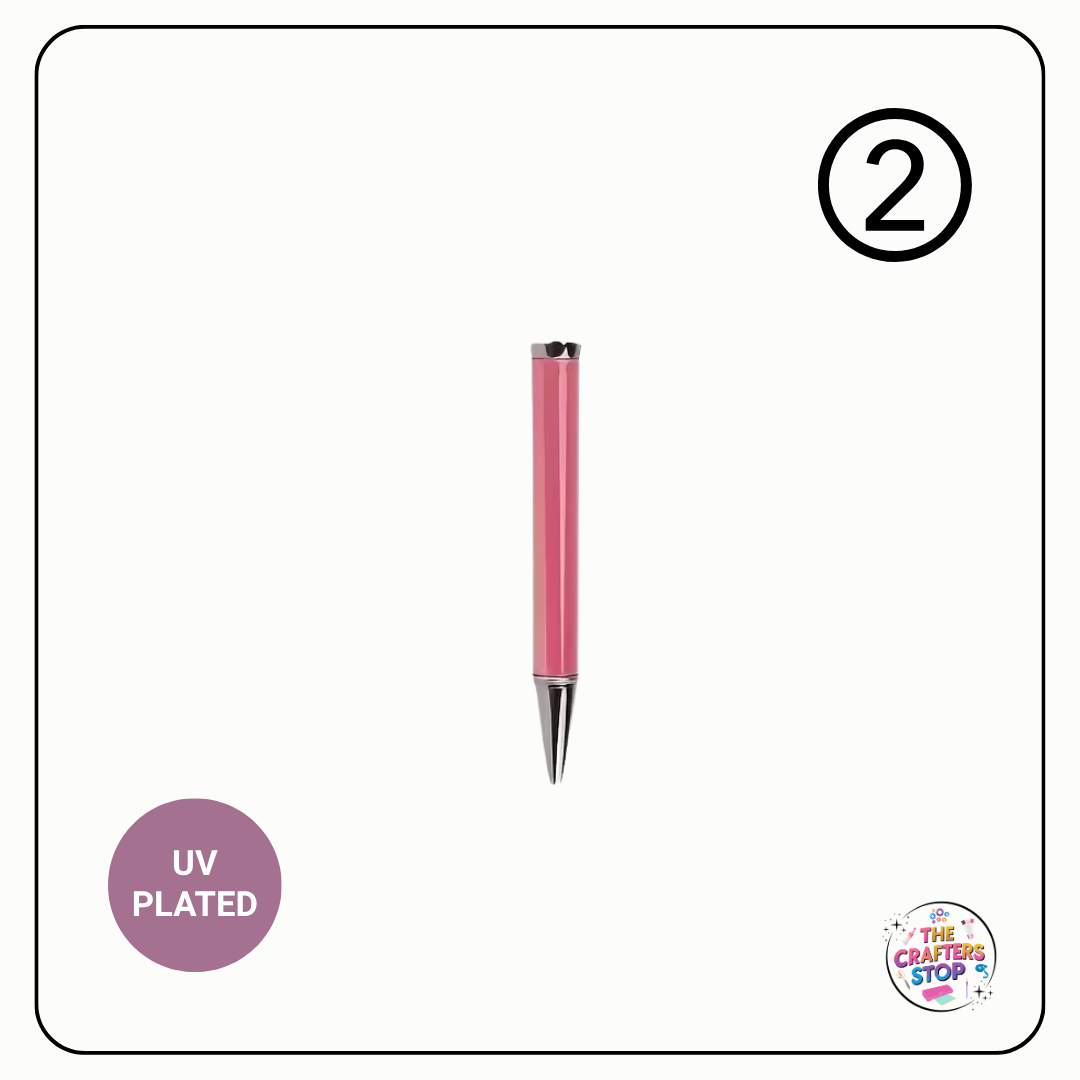 UV Plated Iridescent DIY Beadeable Pens