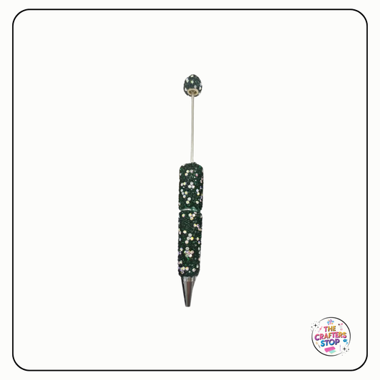 Bling Rhinestone DIY Beadeable Pens (Green)