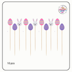 Easter Themed Wooden Picks