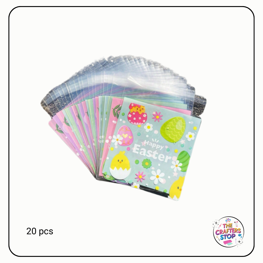 Sealable Cute Easter Designed Treat Bags