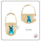 Mini Glitter Bunny Basket/Bag