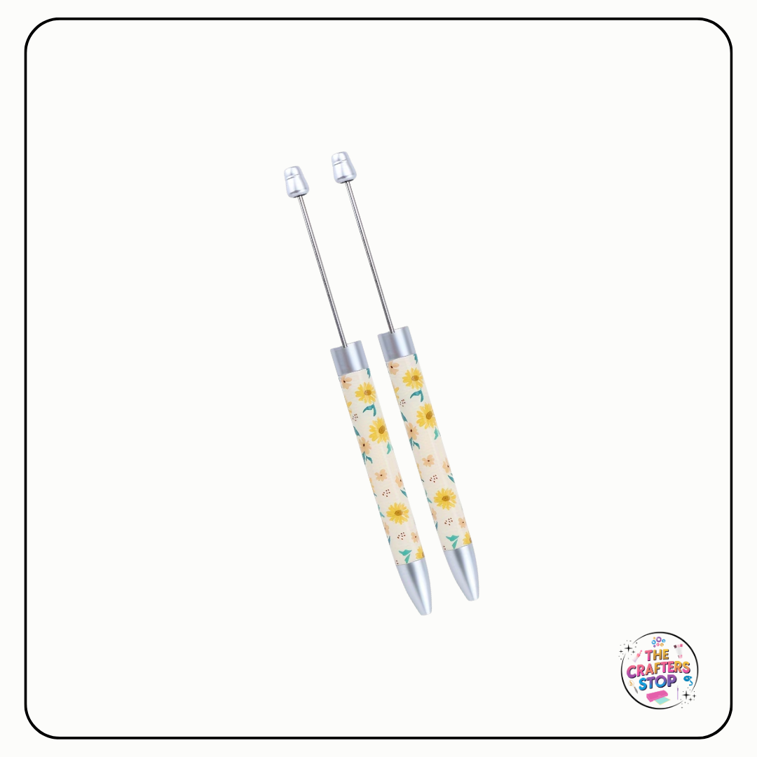 Sunflower Long DIY Beadeable Pens (3 Colours)