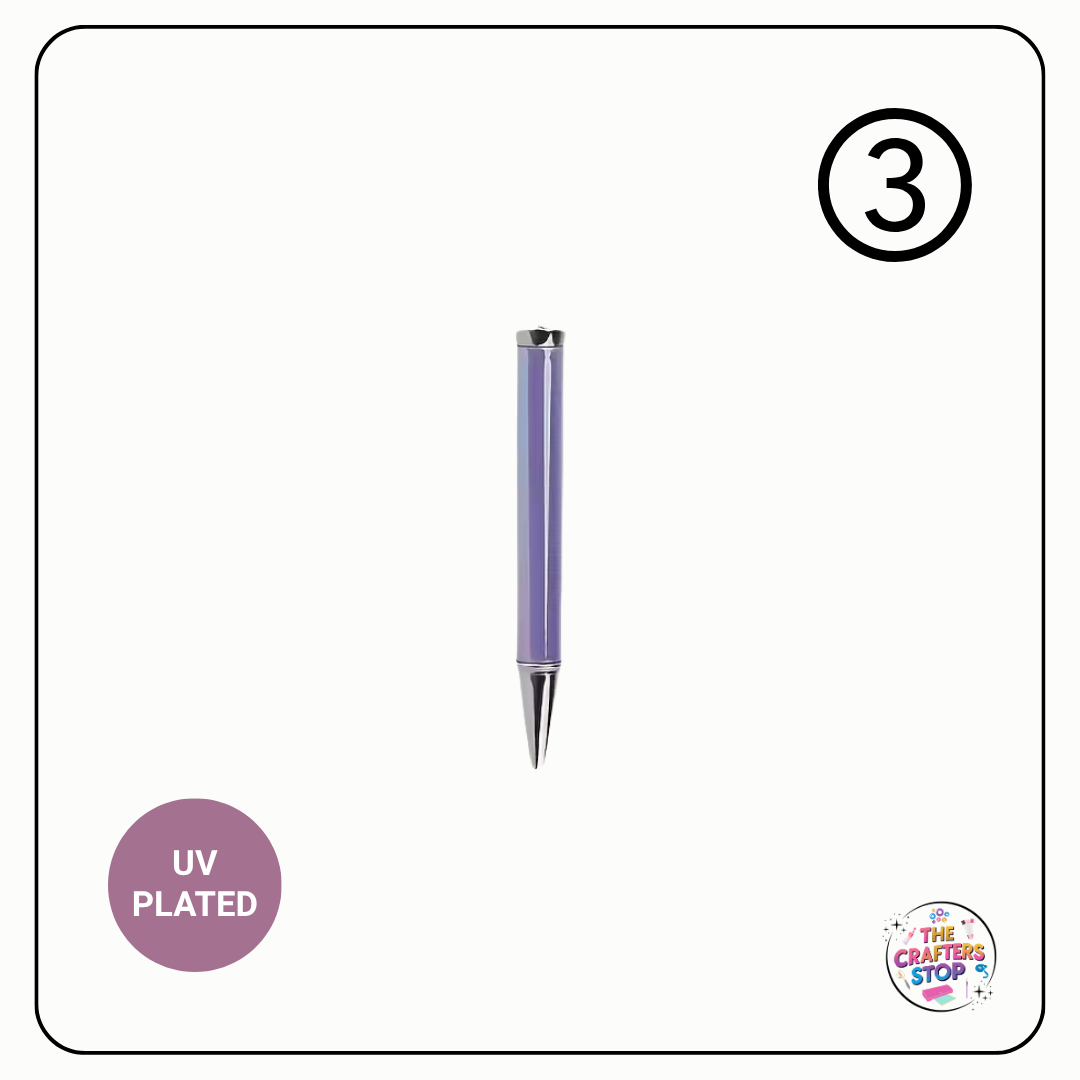 UV Plated Iridescent DIY Beadeable Pens