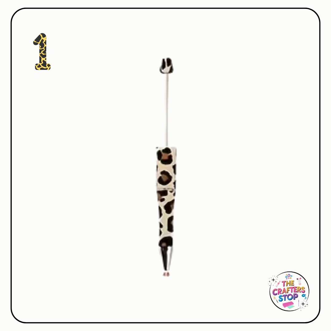 Animal Print DIY Beadeable Pens