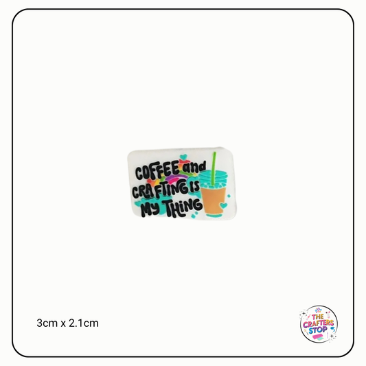 Coffee & Crafting Focal Beads - 2 Designs
