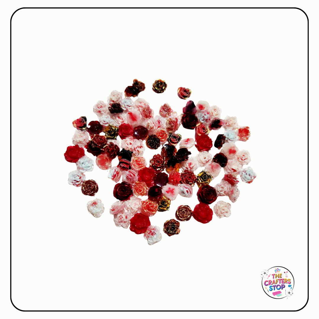 Mini Resin Charms Flowers