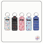 Medical Themed Chapstick Holder Keyring