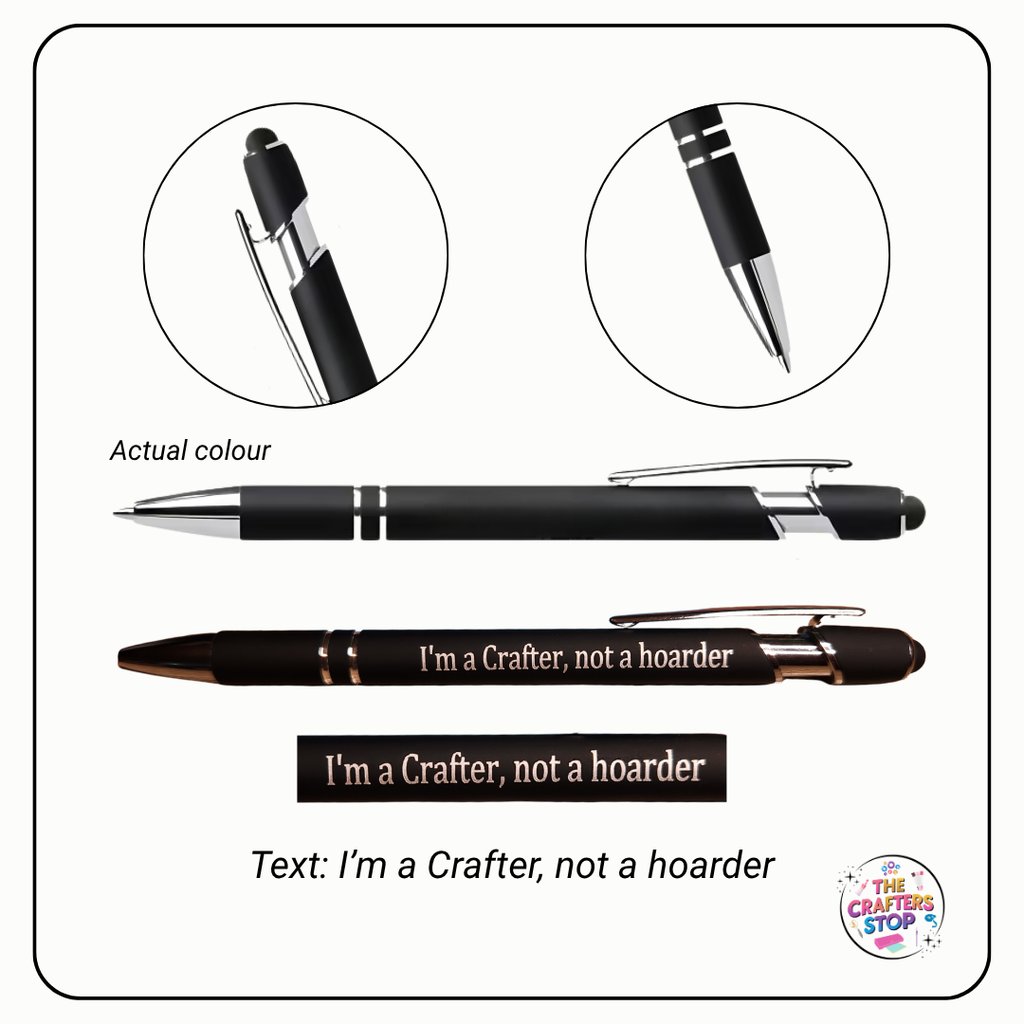 Engraved Crafting Saying Pens (4 Designs)