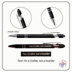 Engraved Crafting Saying Pens (4 Designs)