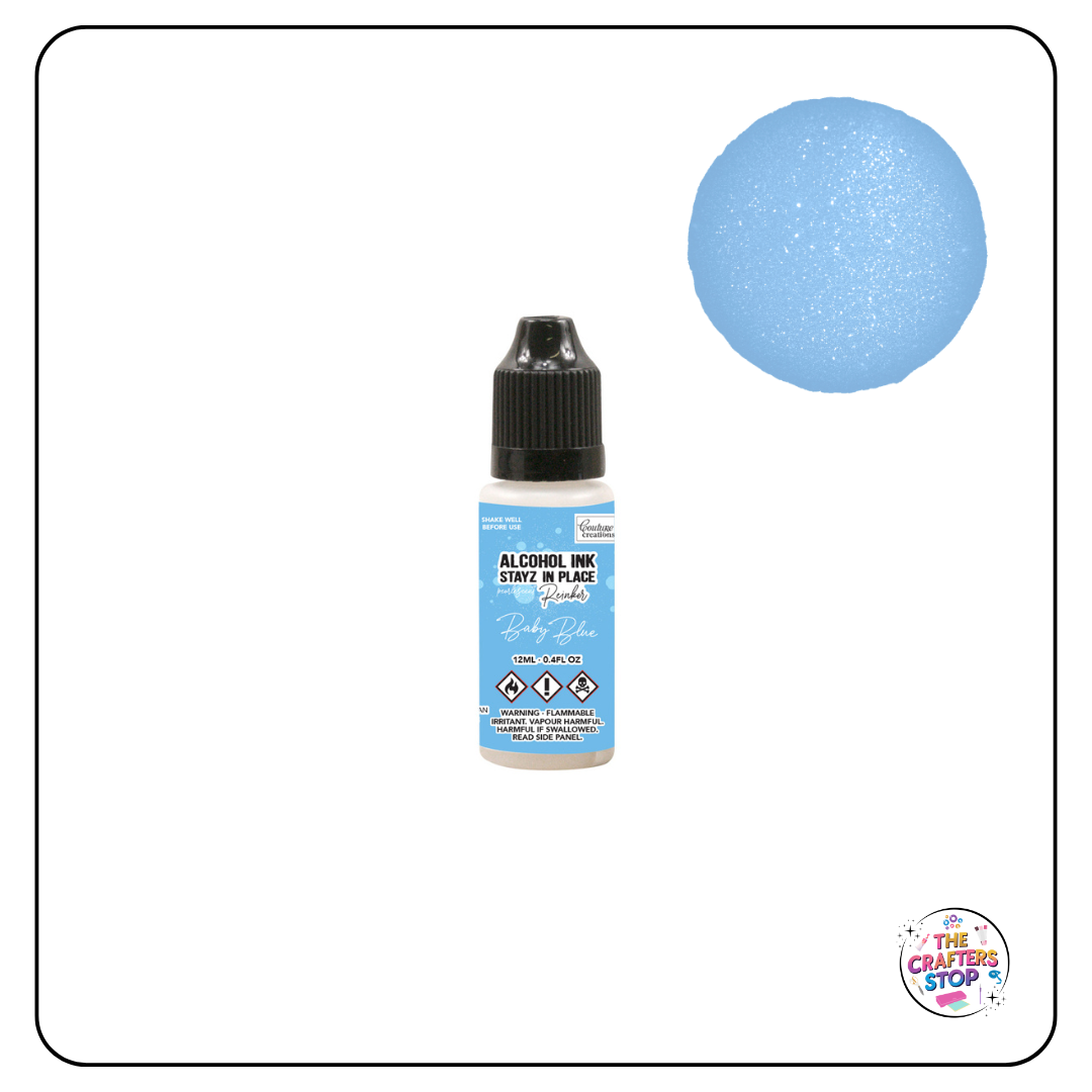 CC Pearlescent Alcohol Ink Stayz in Place Reinker (Refill) - Many Colours