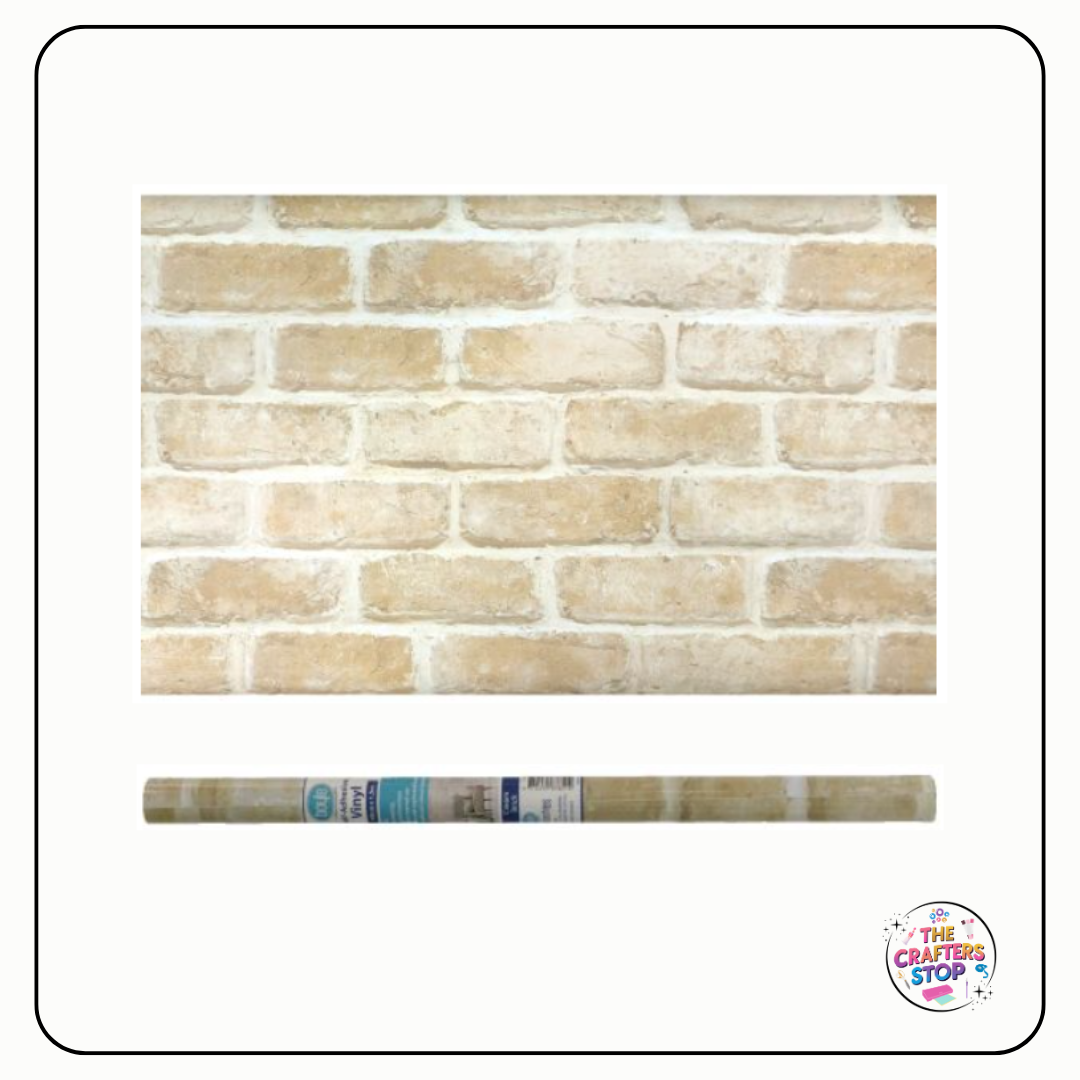 Self Adhesive Vinyl Pattern Roll - Bricks