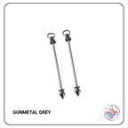 Metal Beadable Keychain Blanks