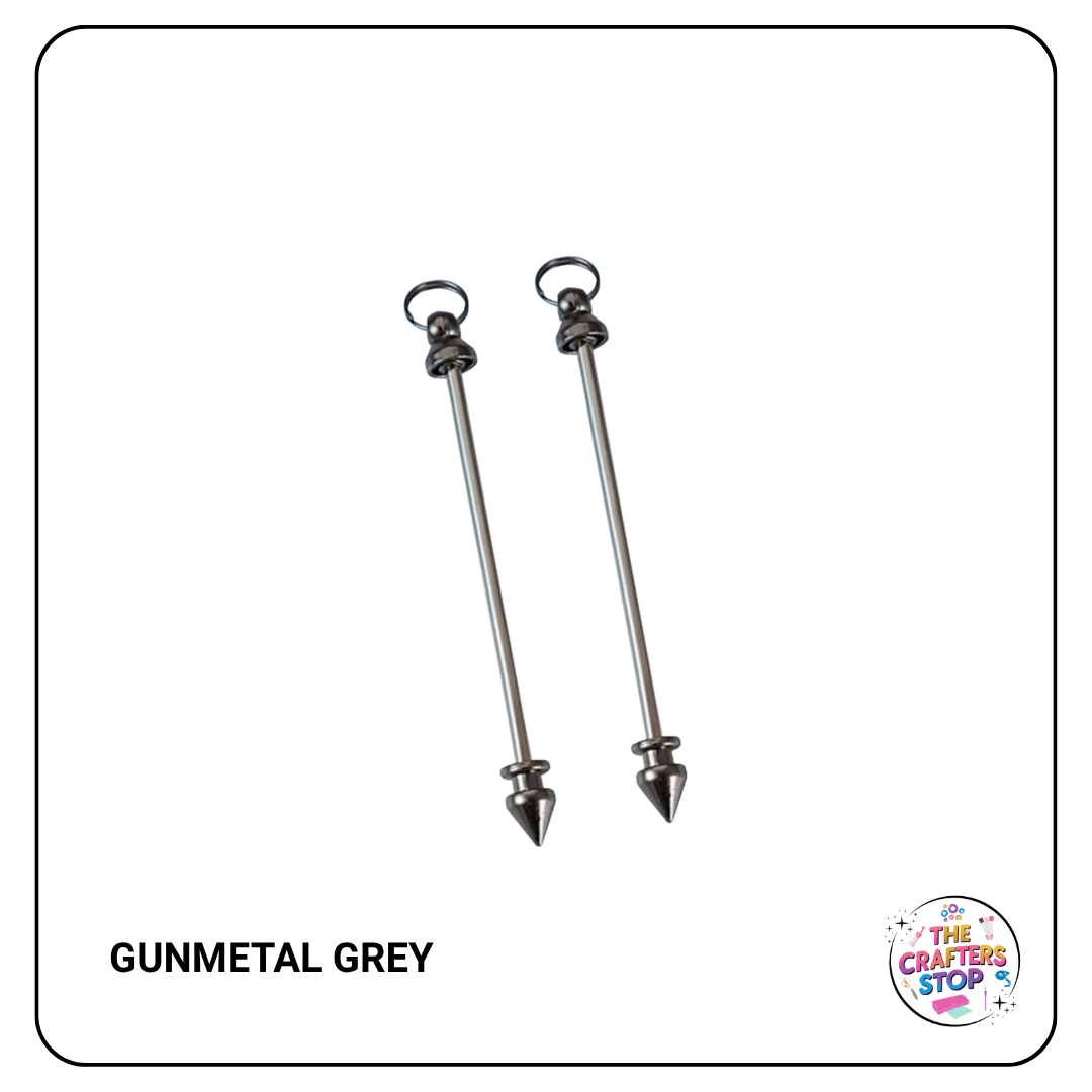 Metal Beadable Keychain Blanks